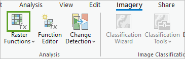 Raster Functions button
