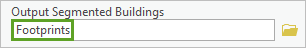 Output Segmented Buildings parameter