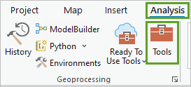 Select Geoprocessing Tools