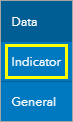 Indicator tab