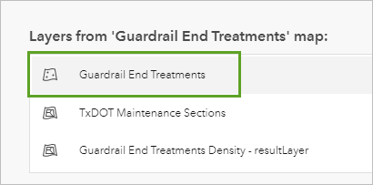 Guardrail End Treatments layer