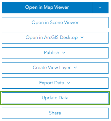 Update Layer option