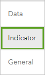 Indicator tab