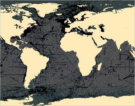 GEBCO map