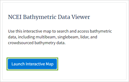 Search Bathymetric Data by Map link