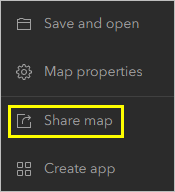 Share map button