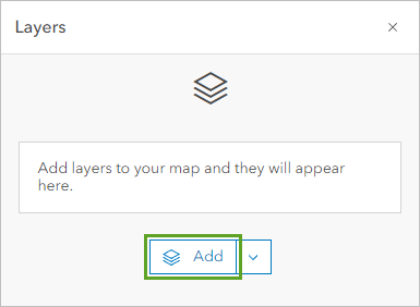 Add button in the Layers pane