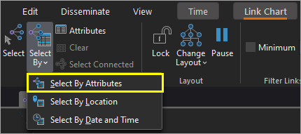 Select By Attributes option