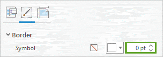 Symbol set to 0 pt in the Element pane