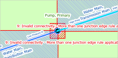 Dirty areas on the map