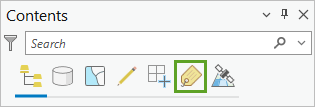 List By Labeling tab in the Contents pane