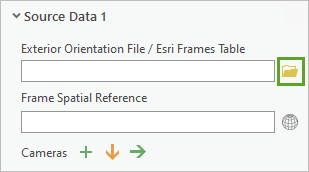 Frames Table button