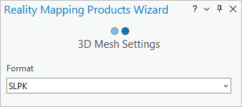 3D Mesh Settings page