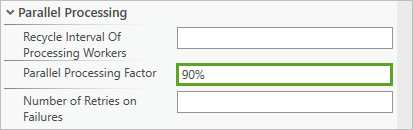 Parallel Processing Factor with a 90 percent value