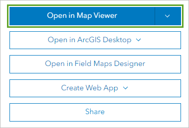 Open in Map Viewer button