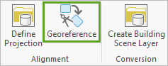 Georeference button