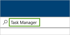 Search for Task Manager.