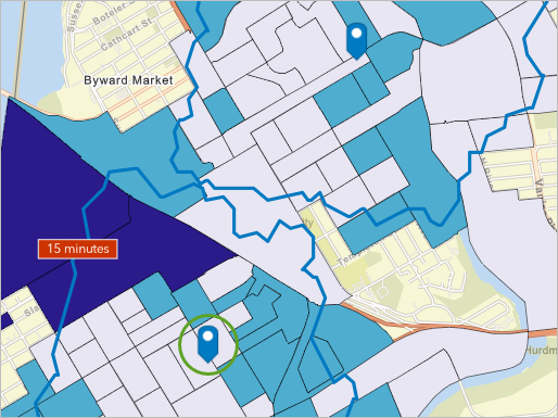 Elgin Street pin on the map
