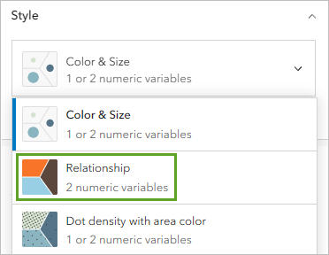 Relationship style option