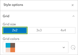 2x2 option for the Grid size parameter
