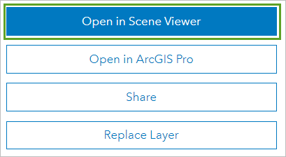 Open in Scene Viewer button