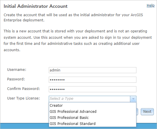 Initial Administrator Account