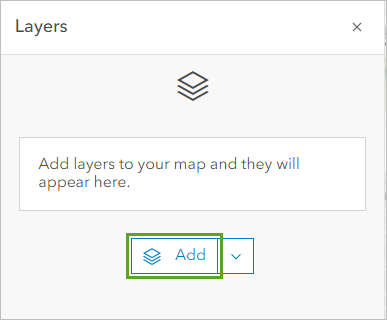 Browse Living Atlas Layers option