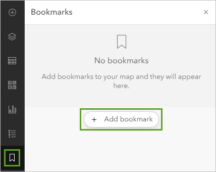 Add Bookmark button