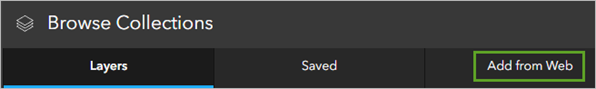 Add from Web option