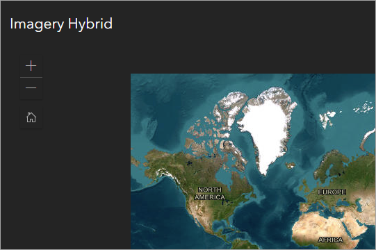 Imagery Hybrid map