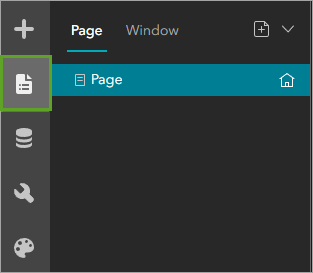 Page button and Page pane