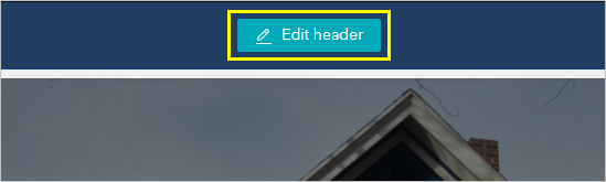 Edit header button