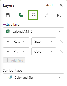 Style options tab