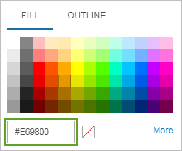 Fill color for Mixed Res design type