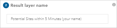 Result layer name