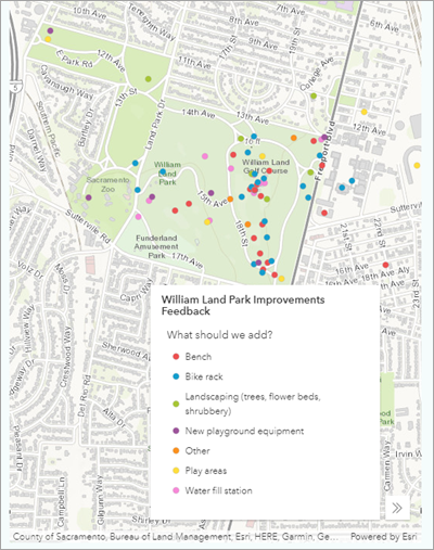 Embedded map