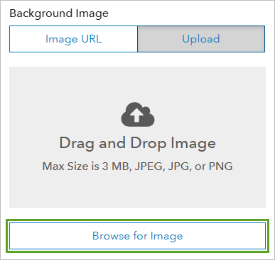 Browse for Image button