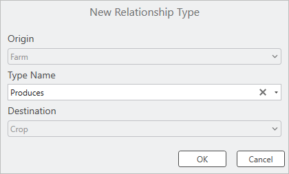 New Relationship Type window