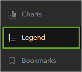 Legend on the Contents toolbar