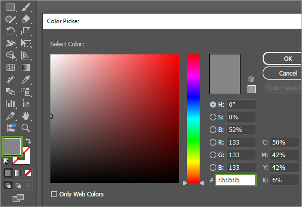 Color Picker window