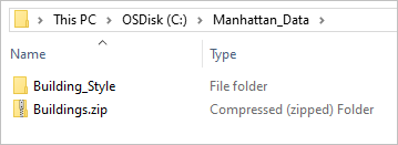 Manhattan_Data folder contents