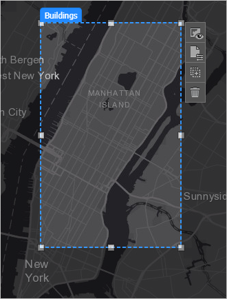 Mapboard created from shapefile extent