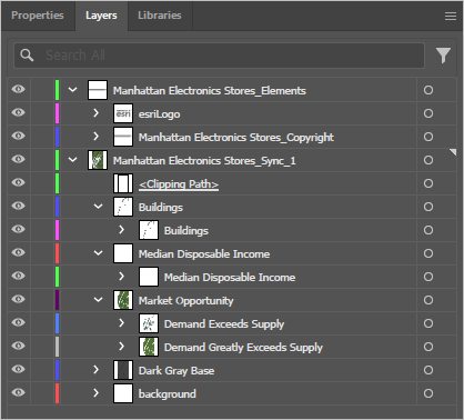 Artwork layers