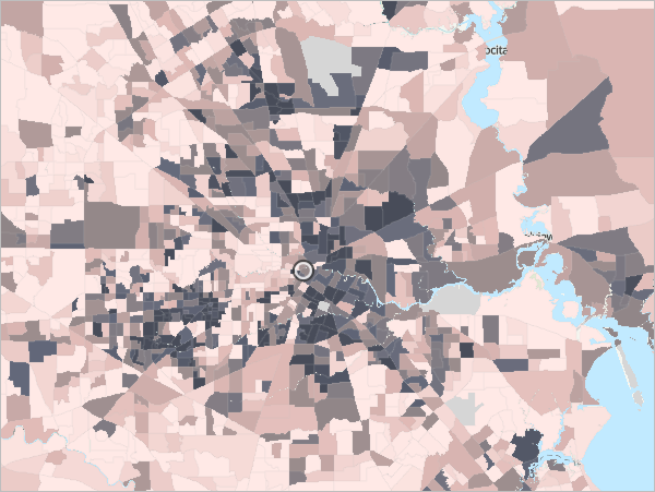 Houston Census Tract Demographics layer