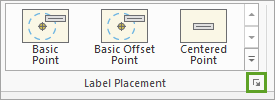 Label Placement Properties button