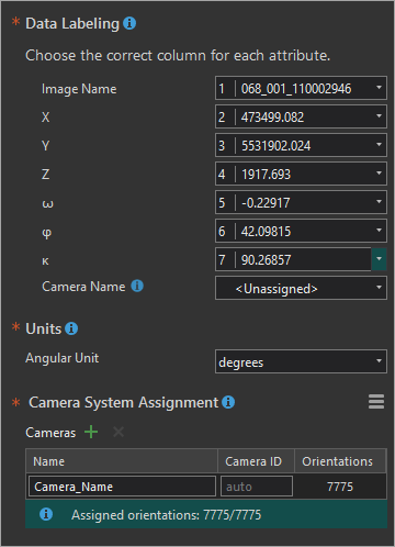 Data labeling completed