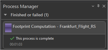 Process Manager pane