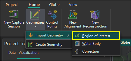 Region of Interest option