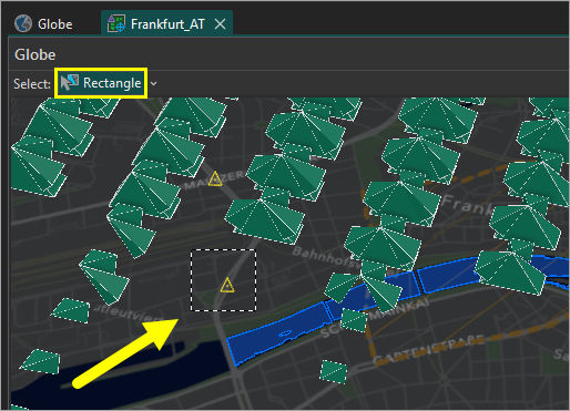 Rectangle selection tool