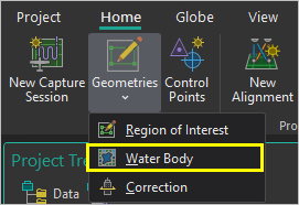 Water Body option